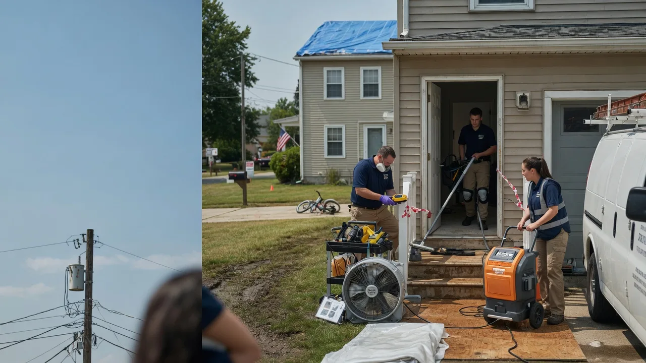 Water Damage Repair in Monument, KS near me